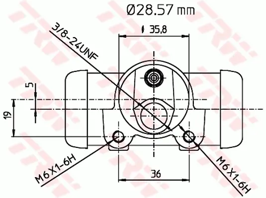 Wheel Brake Cylinder TRW Braking 