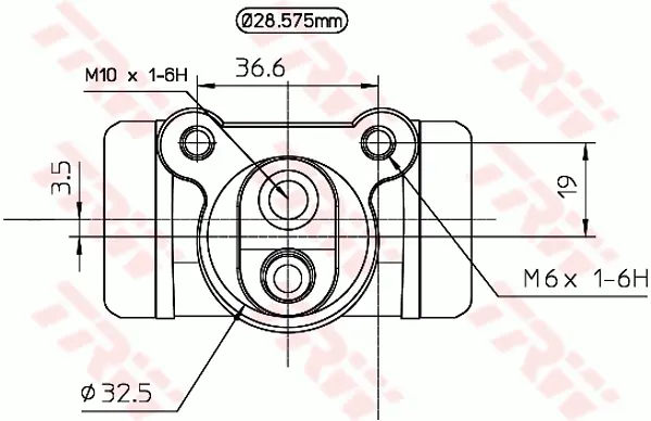 Wheel Brake Cylinder TRW Braking 