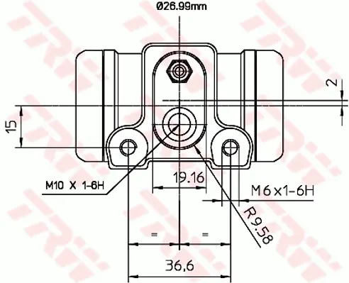 Wheel Brake Cylinder TRW Braking 