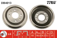Brake Drum TRW Braking