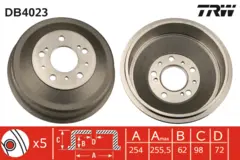 Brake Drum TRW Braking