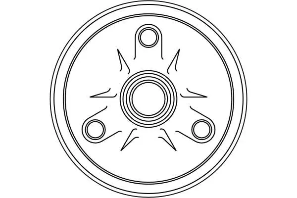 Brake Drum TRW Braking 