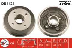 Brake Drum TRW Braking