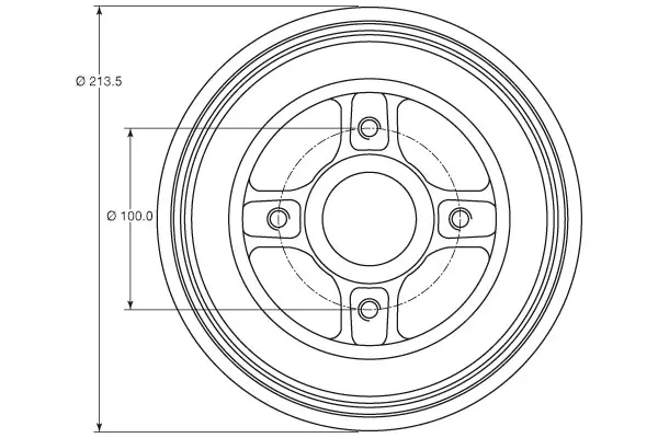 Brake Drum TRW Braking 