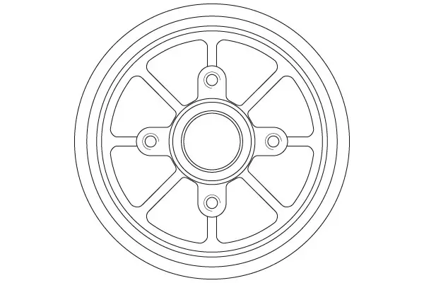 Brake Drum TRW Braking 