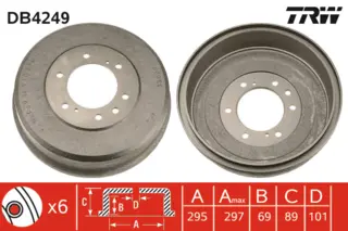 Brake Drum TRW Braking