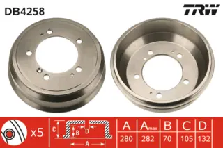 Brake Drum TRW Braking