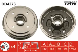 Brake Drum TRW Braking