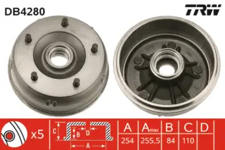 Brake Drum TRW Braking