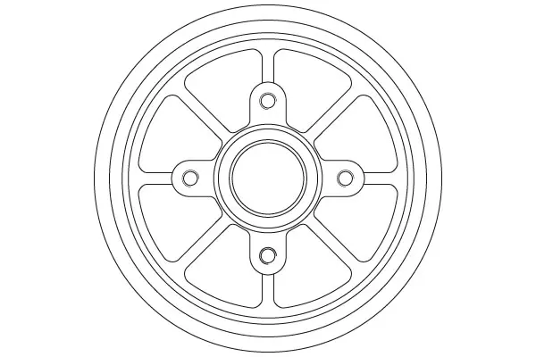 Brake Drum TRW Braking 