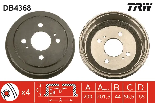 Brake Drum TRW Braking 