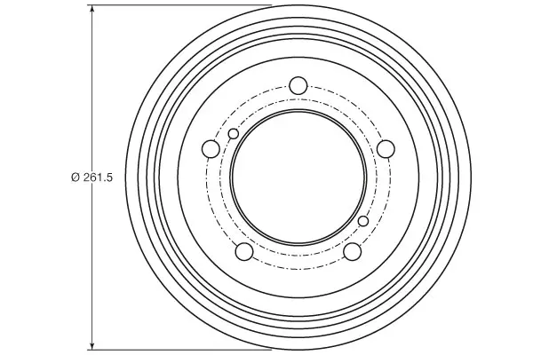 Brake Drum TRW Braking 
