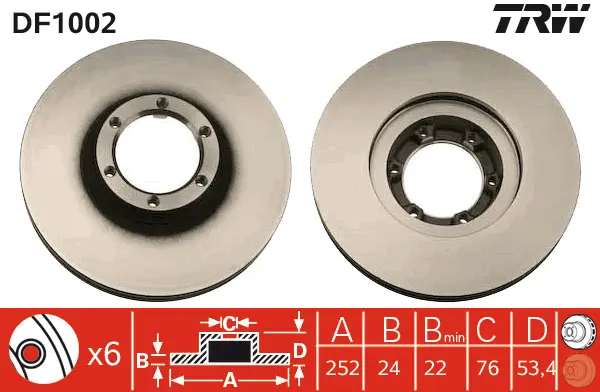 Brake Discs TRW Braking 