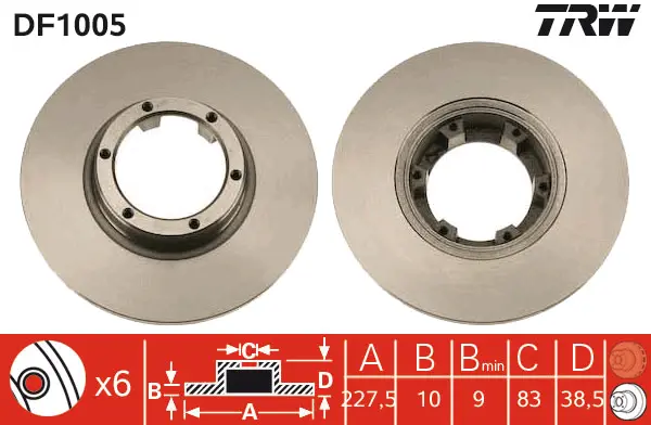 Brake Discs TRW Braking 