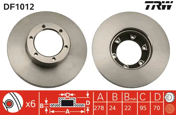 Brake Discs TRW Braking 