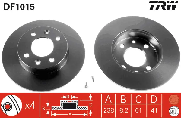 Brake Discs TRW Braking 