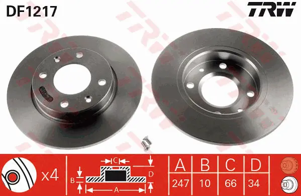 Brake Discs TRW Braking 