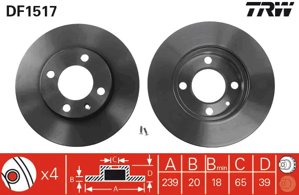 Brake Discs TRW Braking 
