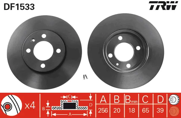 Brake Discs TRW Braking 