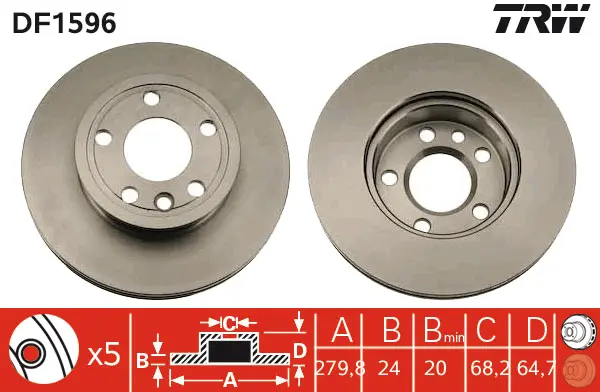 Brake Discs TRW Braking 