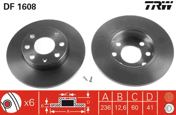 Brake Discs TRW Braking 