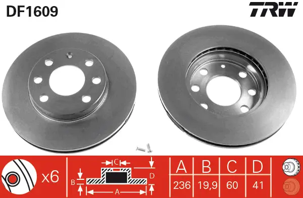 Brake Discs TRW Braking 