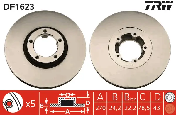 Brake Discs TRW Braking 