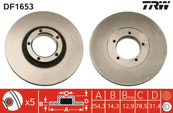 Brake Discs TRW Braking 