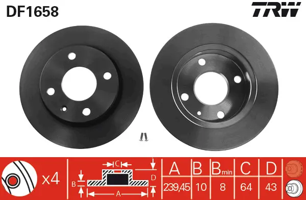 Brake Discs TRW Braking 
