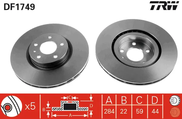 Brake Discs TRW Braking 