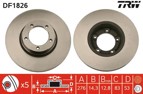 Brake Discs TRW Braking 