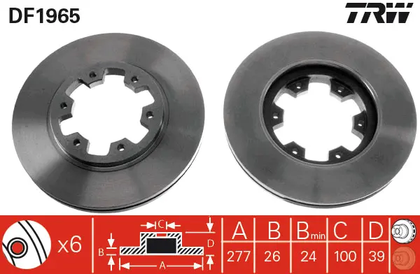 Brake Discs TRW Braking 