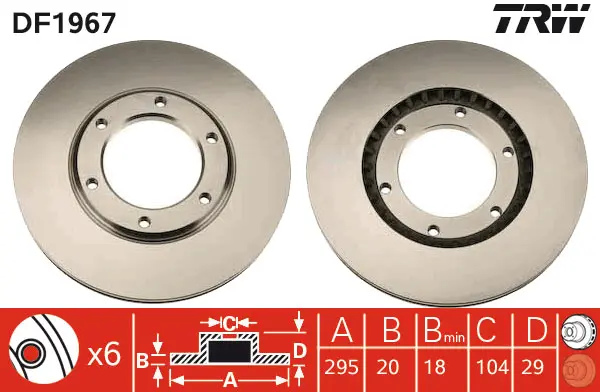 Brake Discs TRW Braking 