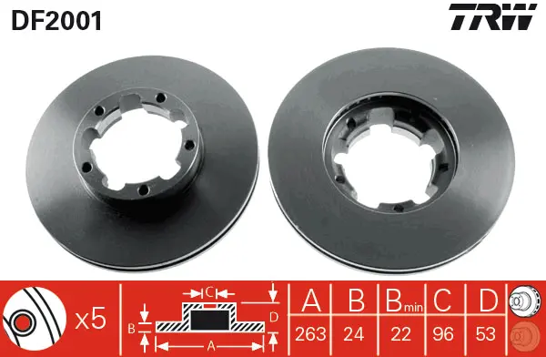 Brake Discs TRW Braking 