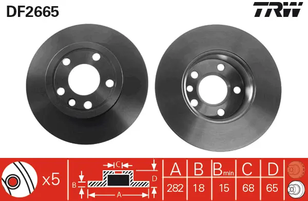 Brake Discs TRW Braking 