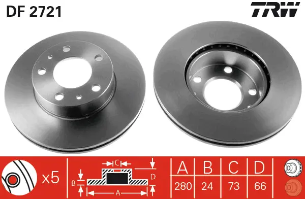 Brake Discs TRW Braking 