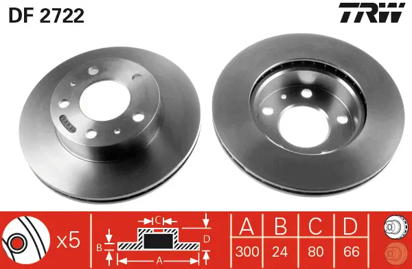 Brake Discs TRW Braking 
