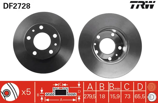 Brake Discs TRW Braking 