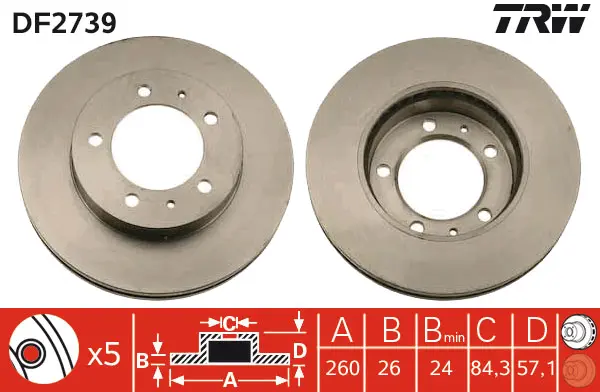 Brake Discs TRW Braking 