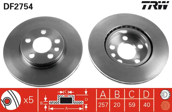 Brake Discs TRW Braking 