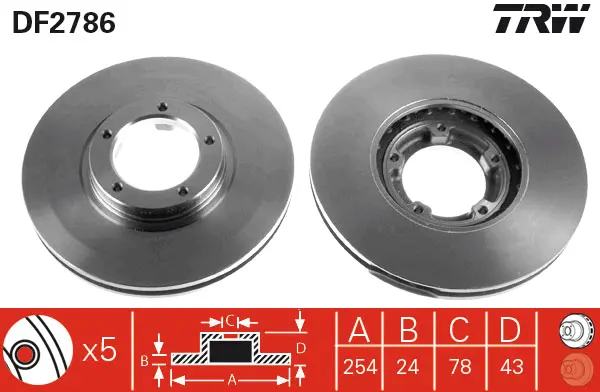 Brake Discs TRW Braking 