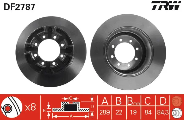 Brake Discs TRW Braking 