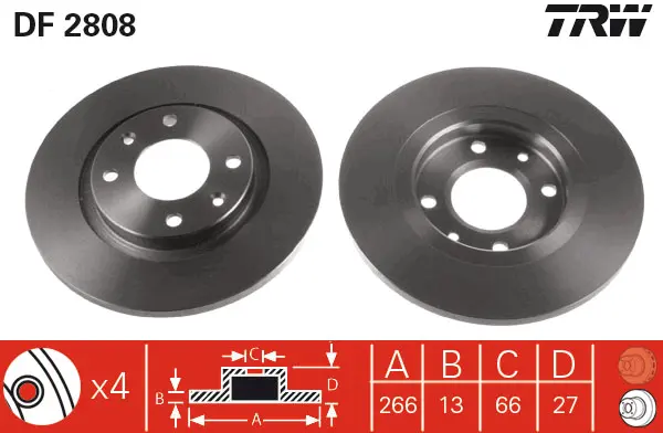 Brake Discs TRW Braking 