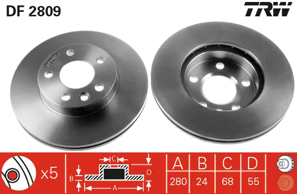Brake Discs TRW Braking 