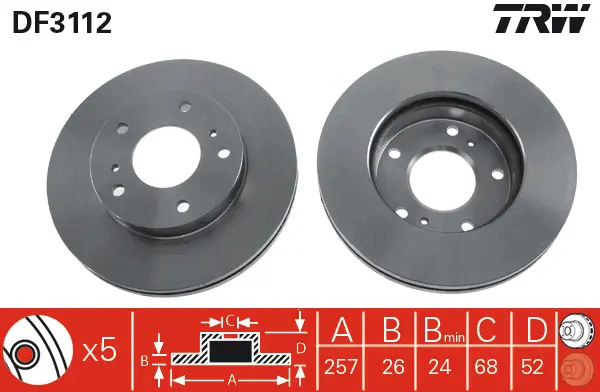Brake Discs TRW Braking 
