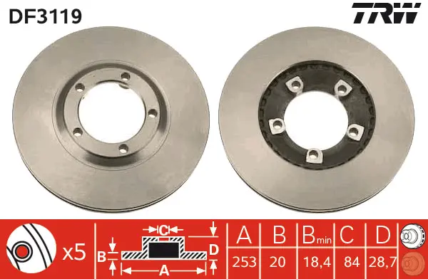 Brake Discs TRW Braking 