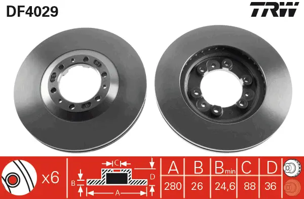 Brake Discs TRW Braking 