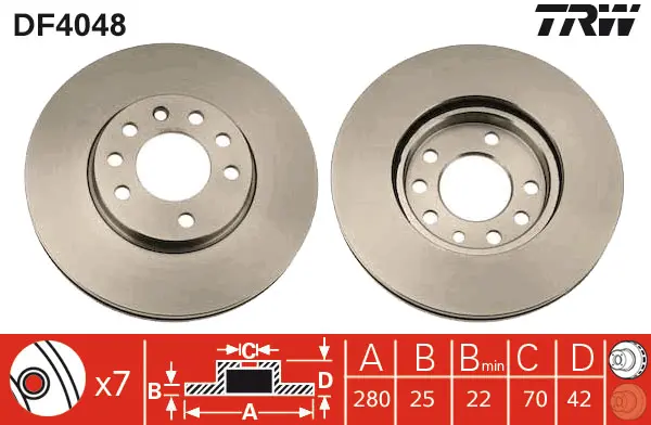 Brake Discs TRW Braking 