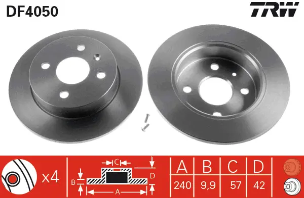 Brake Discs TRW Braking 