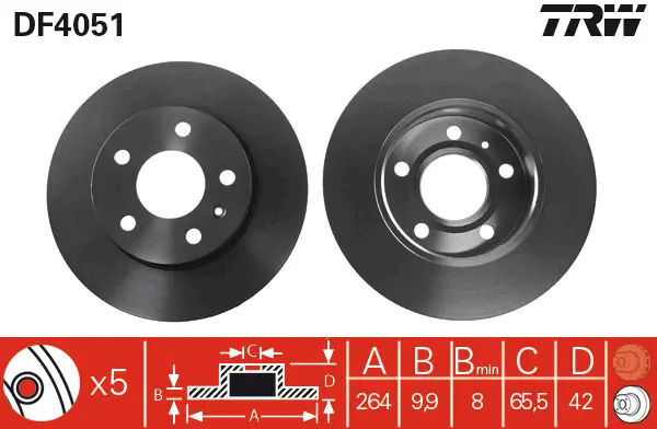 Brake Discs TRW Braking 